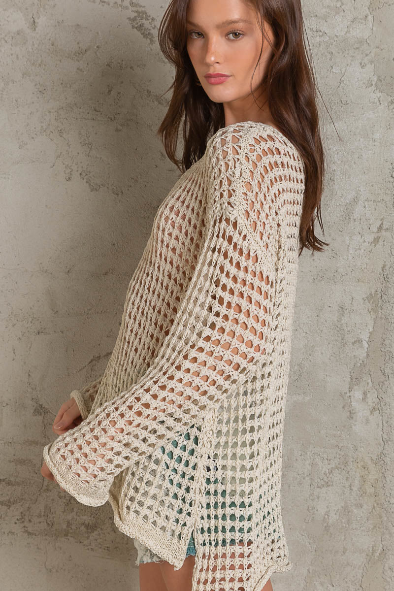 POL Favorite Open Weave Top