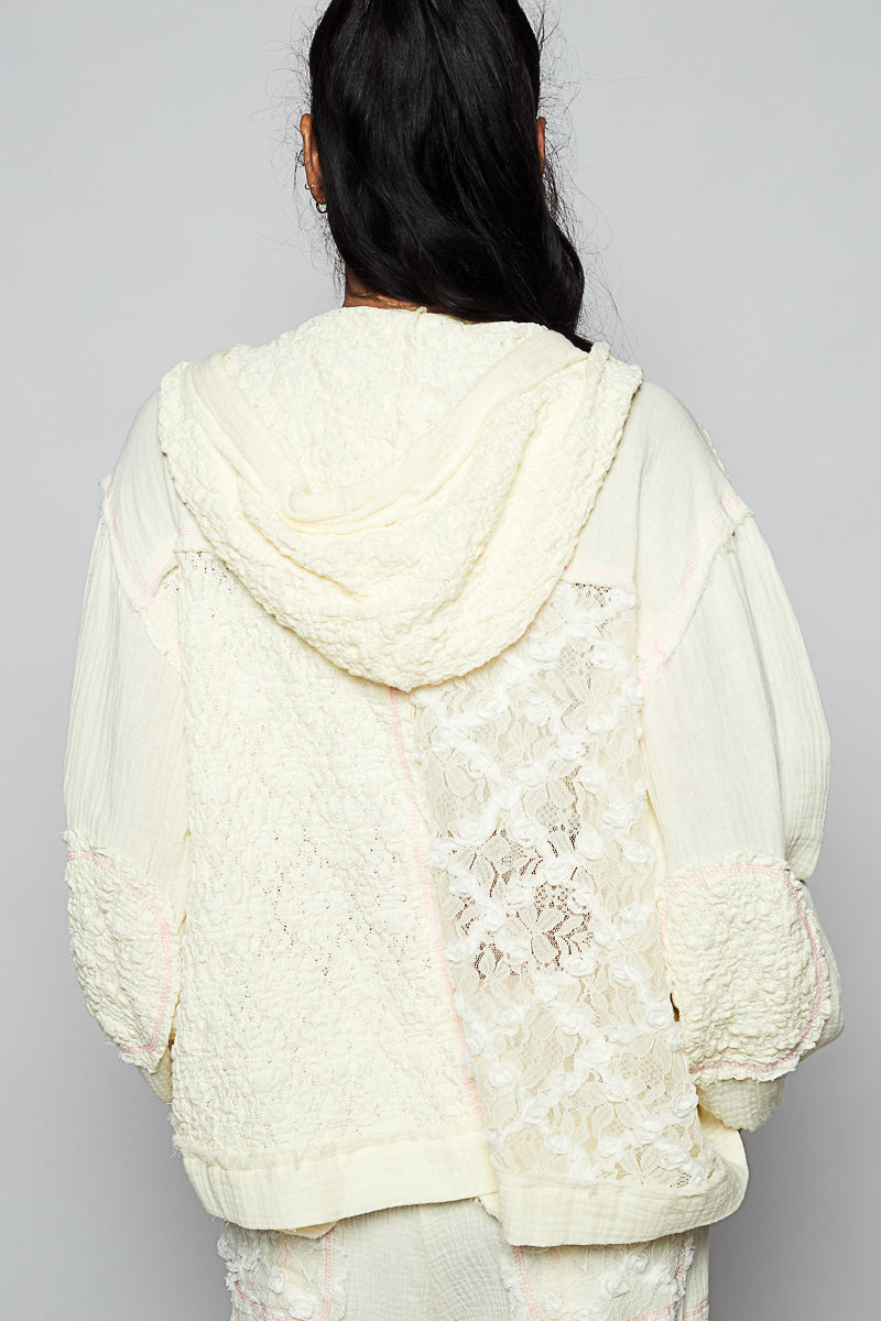 POL Amazing Mixed Media Jacket