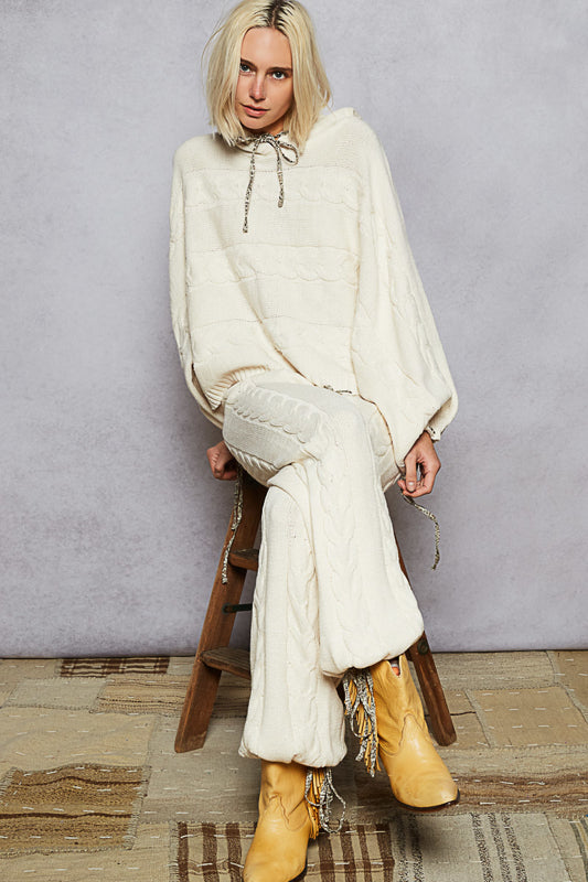 POL Cable Knit Sweater Pants