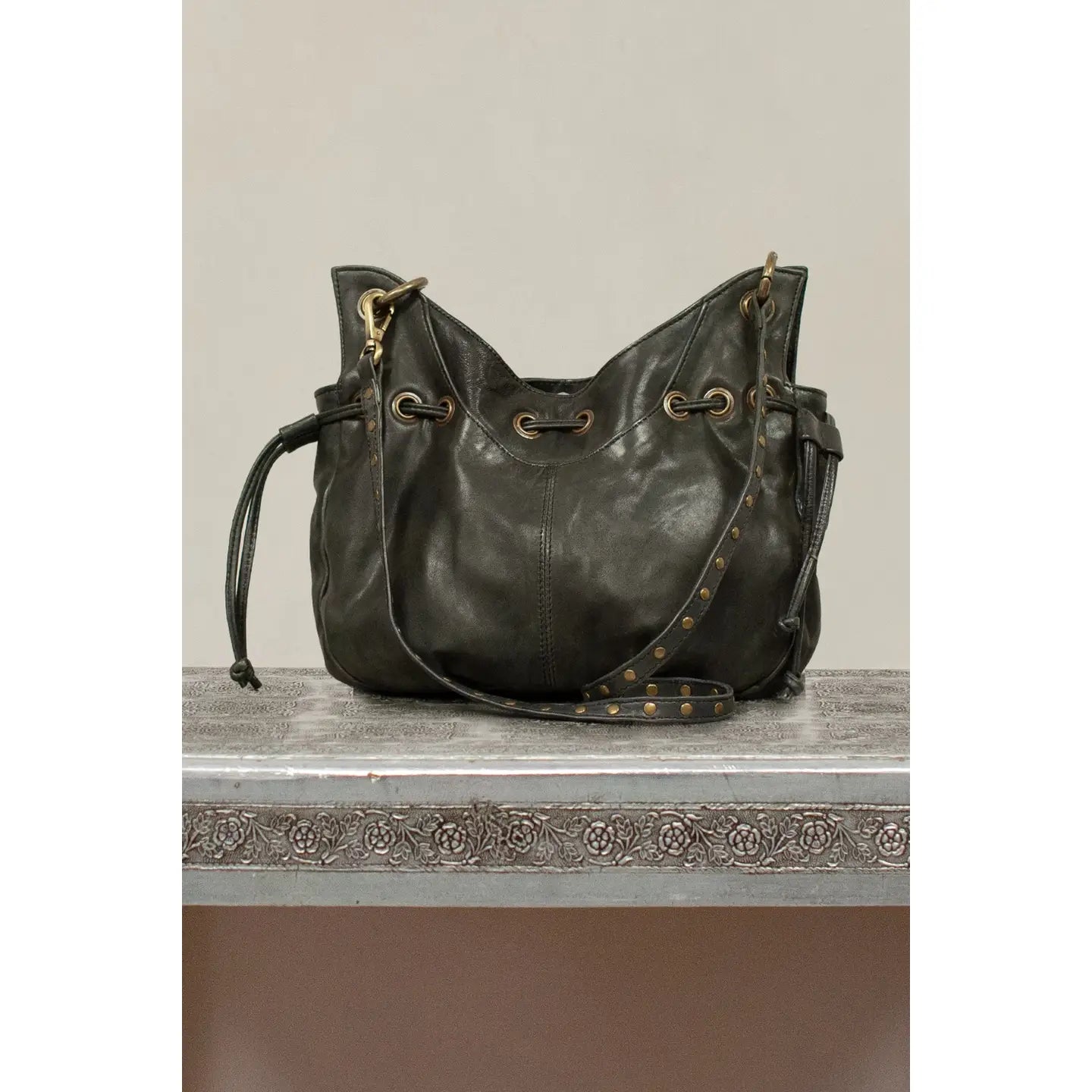 Caite & Kyla Leather Sheridan Handbag