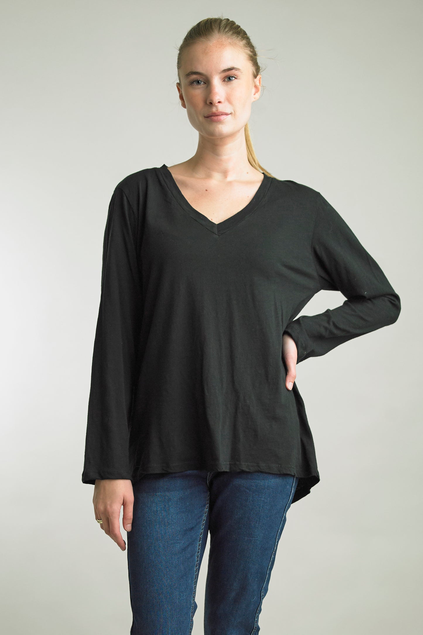 Tempo Paris V Neck Cotton Tee
