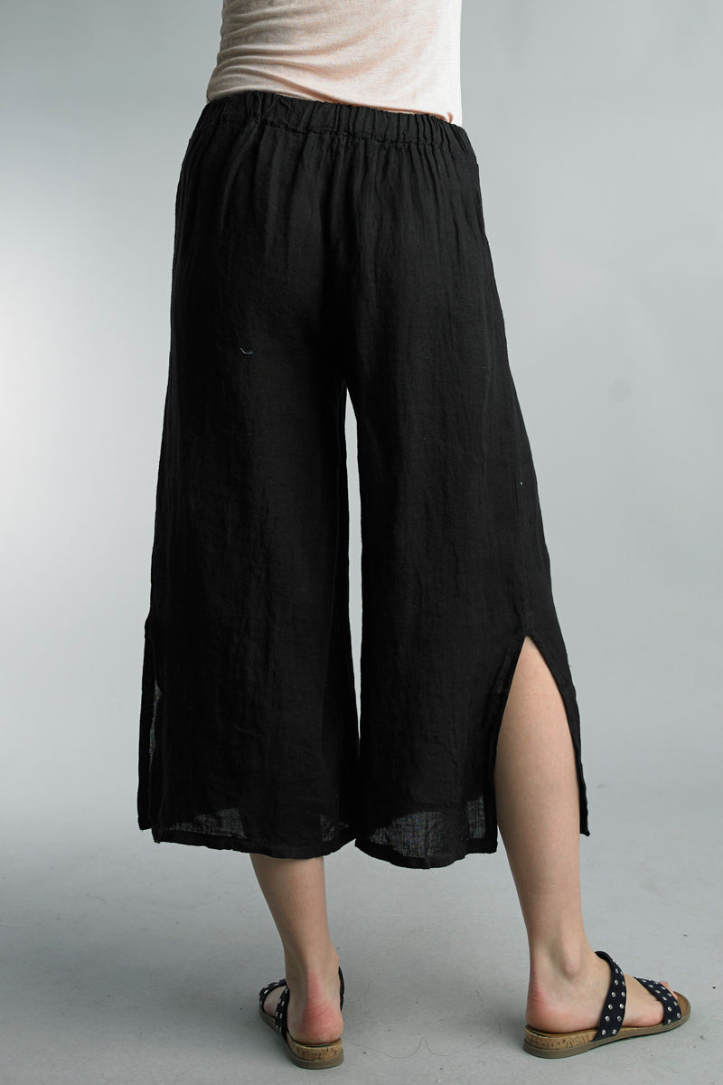 Tempo Paris Cropped Linen Pants