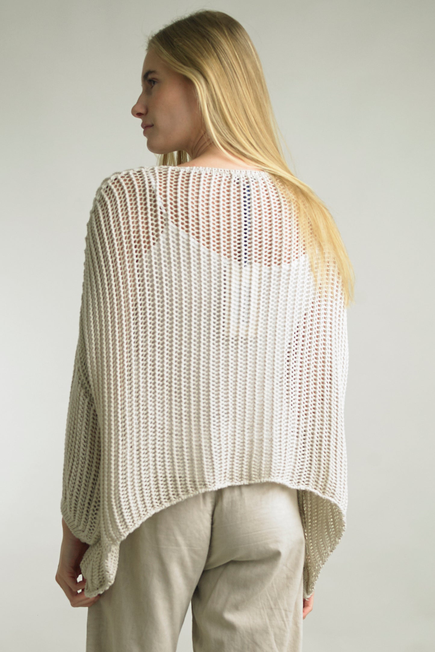 Tempo Paris Crochet Knit Top