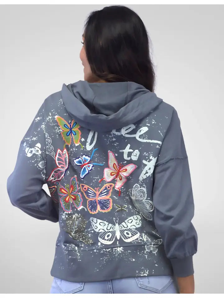 Kyla Seo Butterfly Bobbi Hoodie