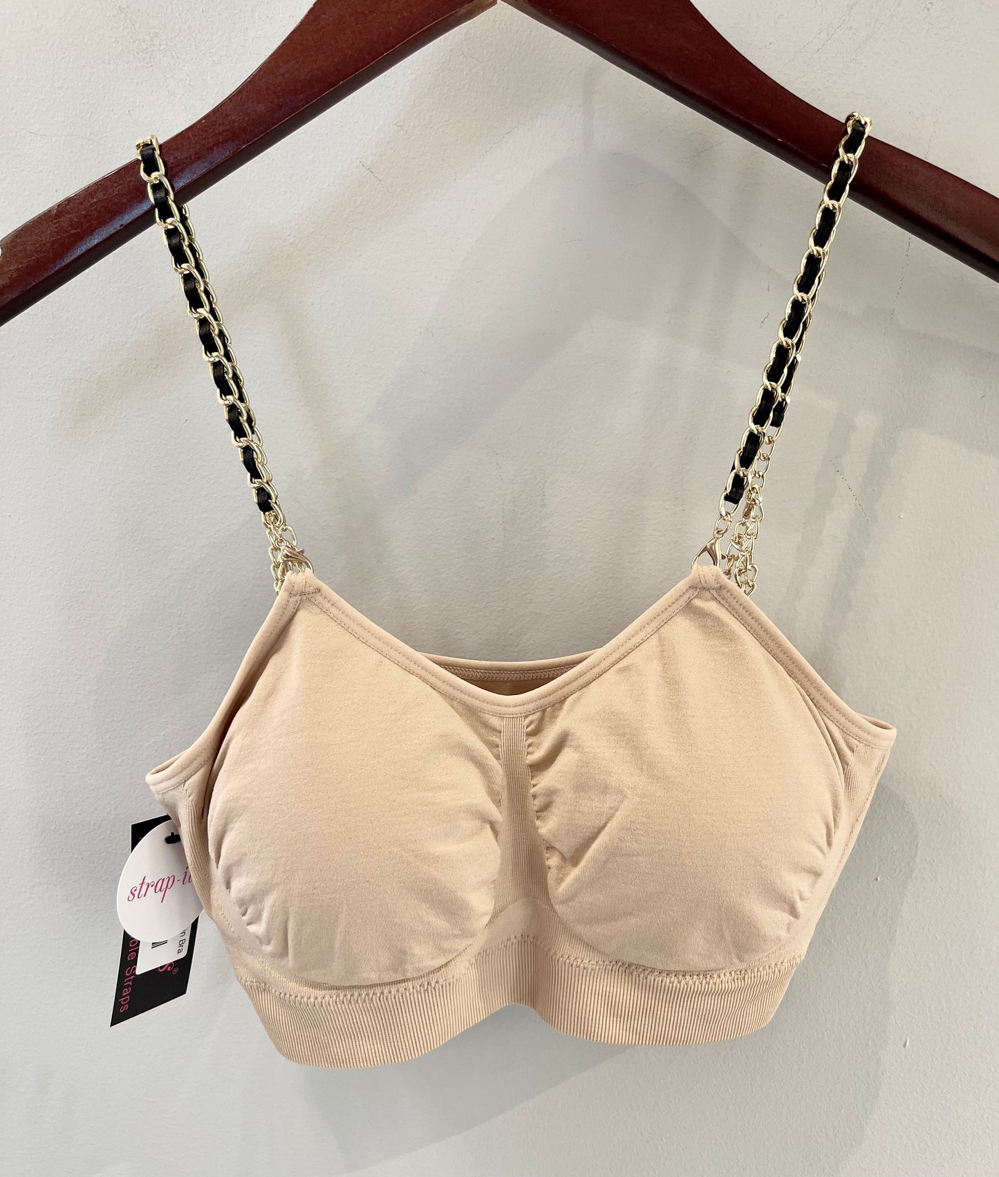 Strap-Its Slinky Gold Chain Bra