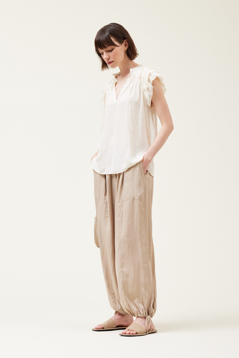 Grade & Gather Satin Cargo Pants