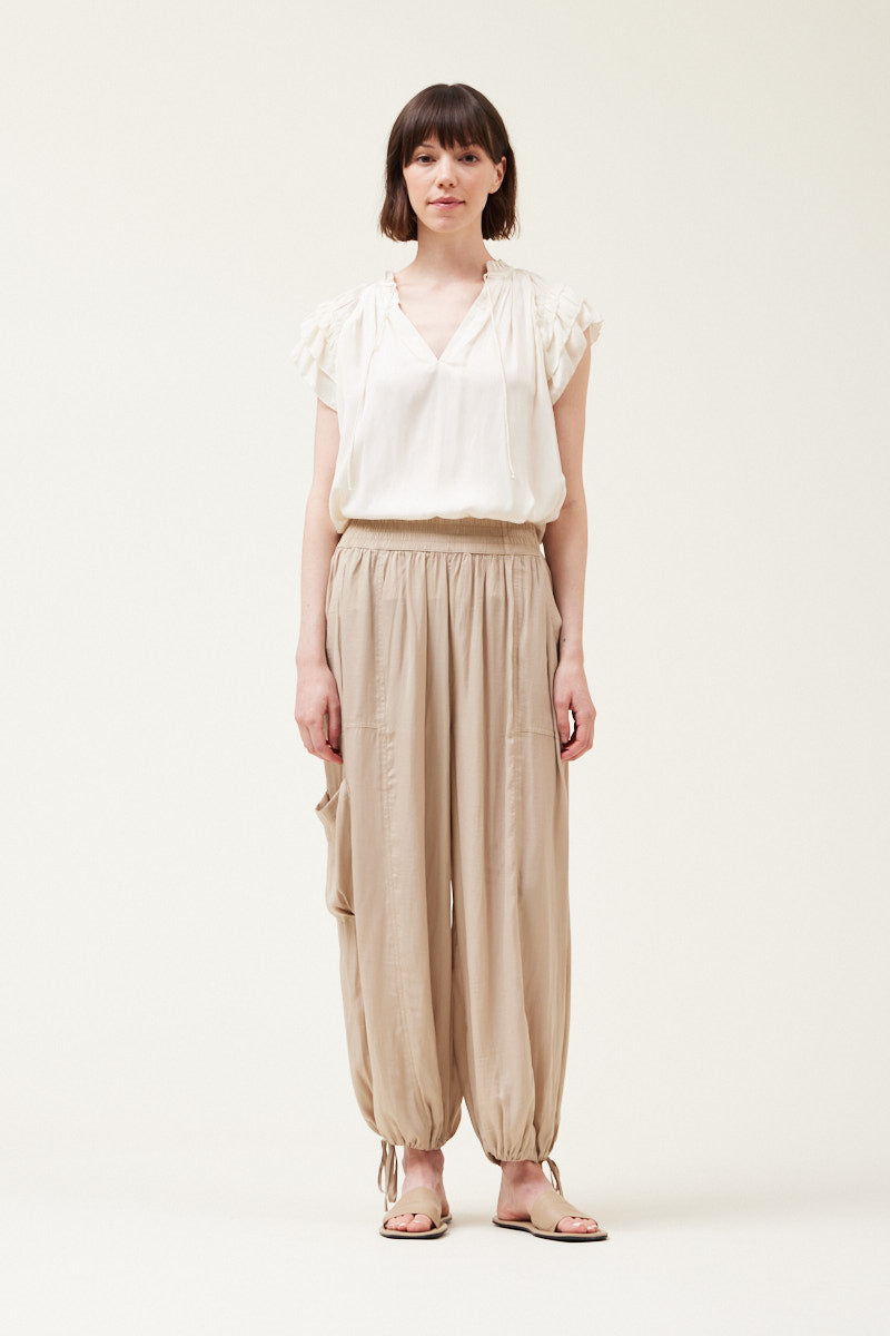 Grade & Gather Satin Cargo Pants