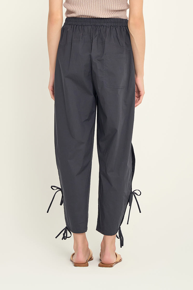 Grade & Gather Cotton Side Tie Pants