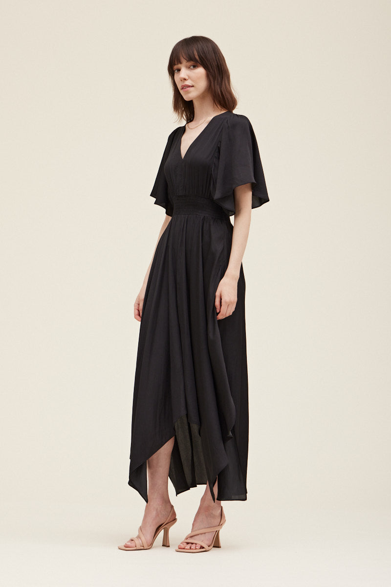 Grade & Gather Unbalanced Skirt Maxi Dress