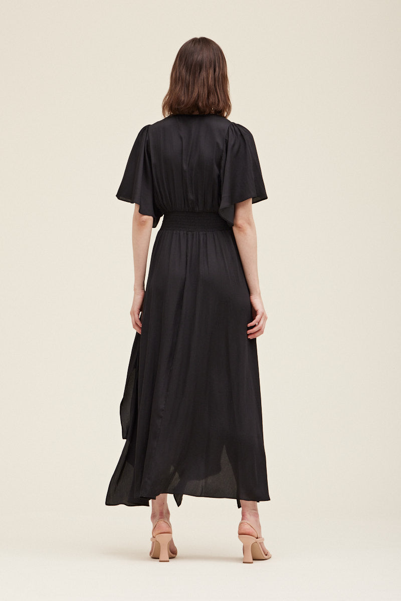 Grade & Gather Unbalanced Skirt Maxi Dress