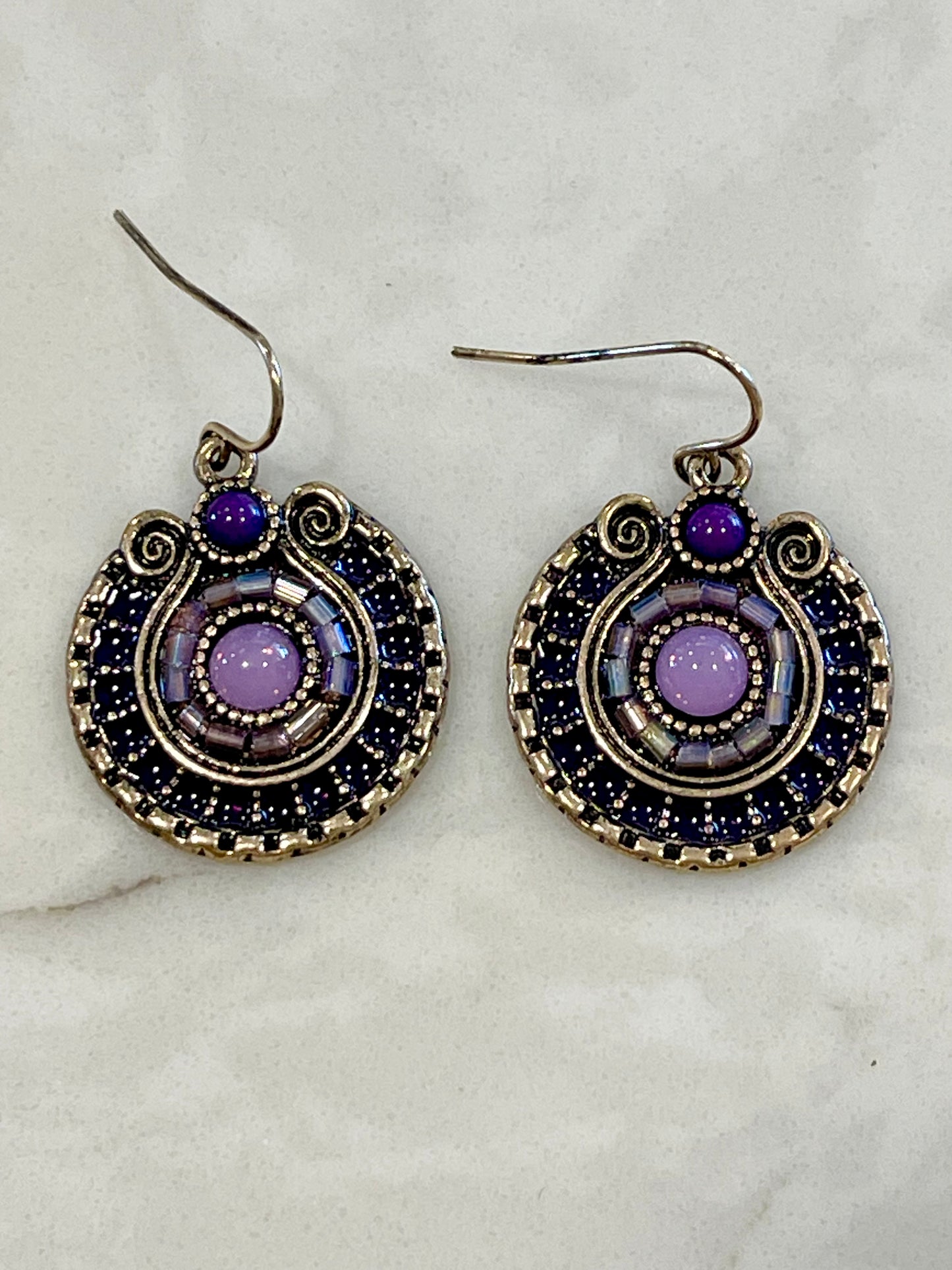 Pretty Crystal Embellished Earrings