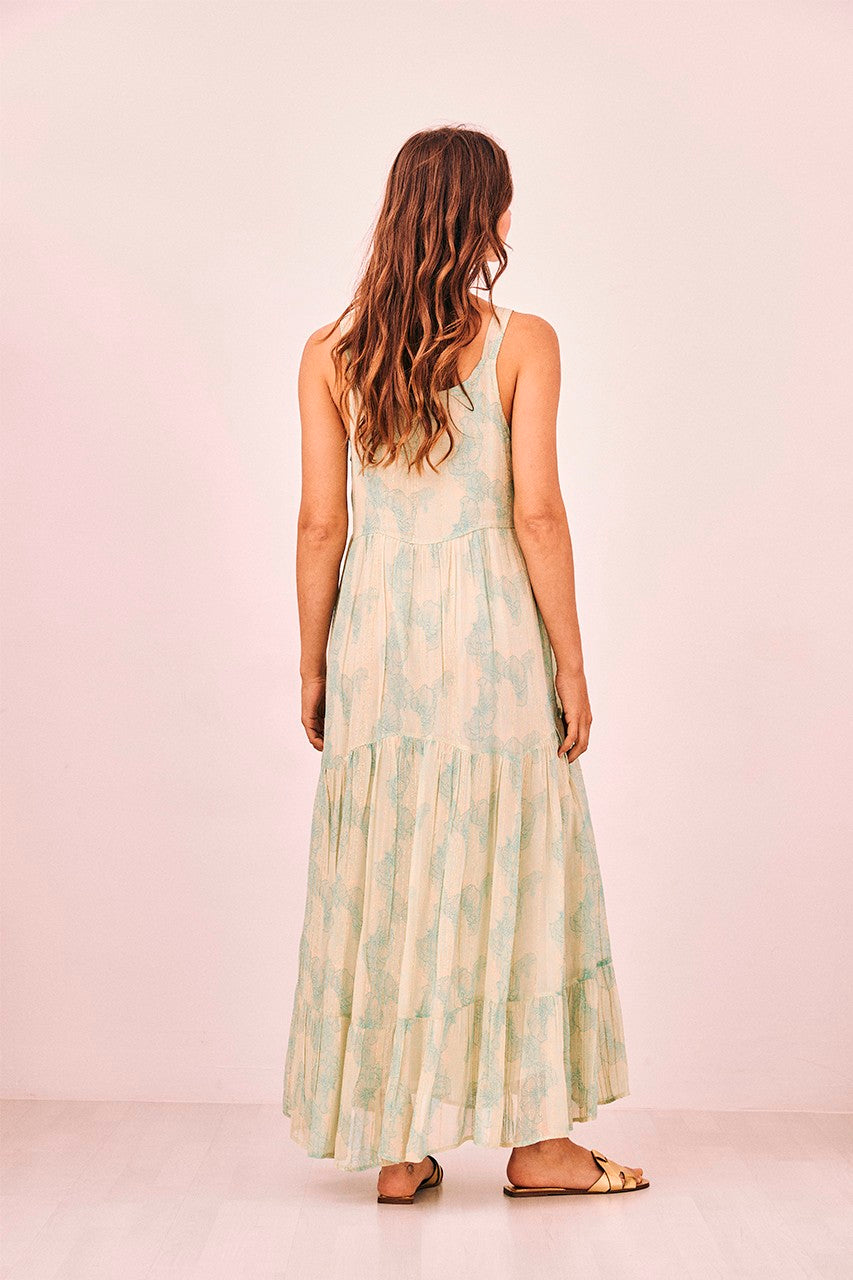 Nekane NKN Sleeveless Embroidered Dress