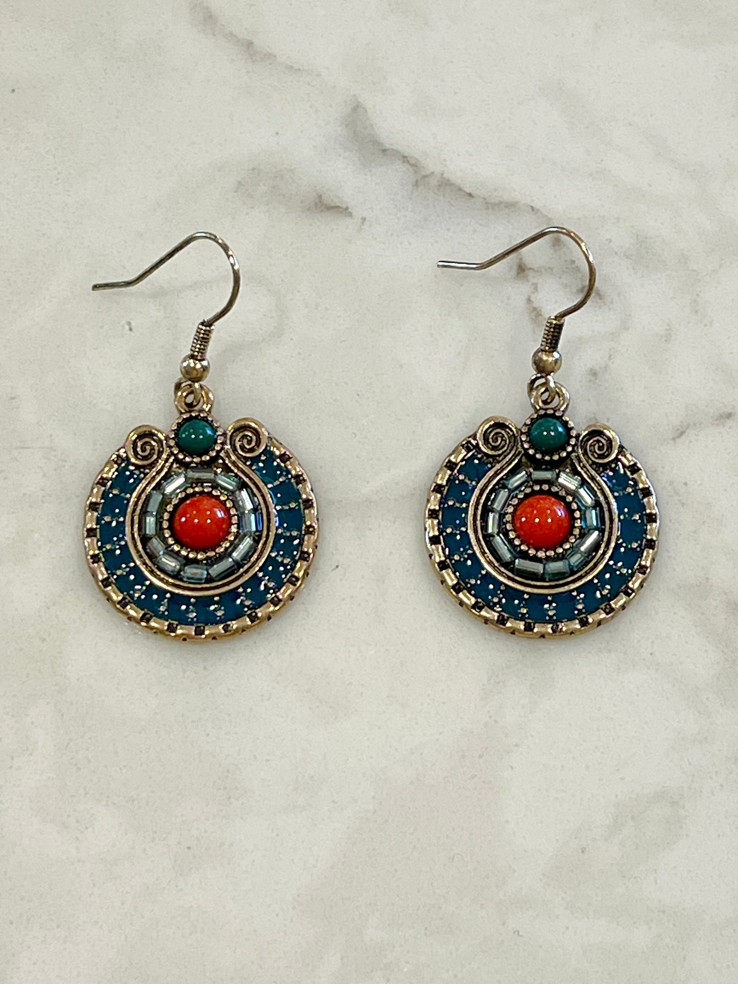 Pretty Crystal Embellished Earrings