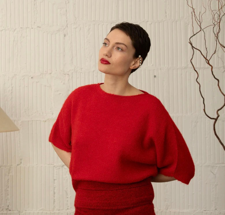 Kerisma Recycled Ruby Red Sweater - S/M