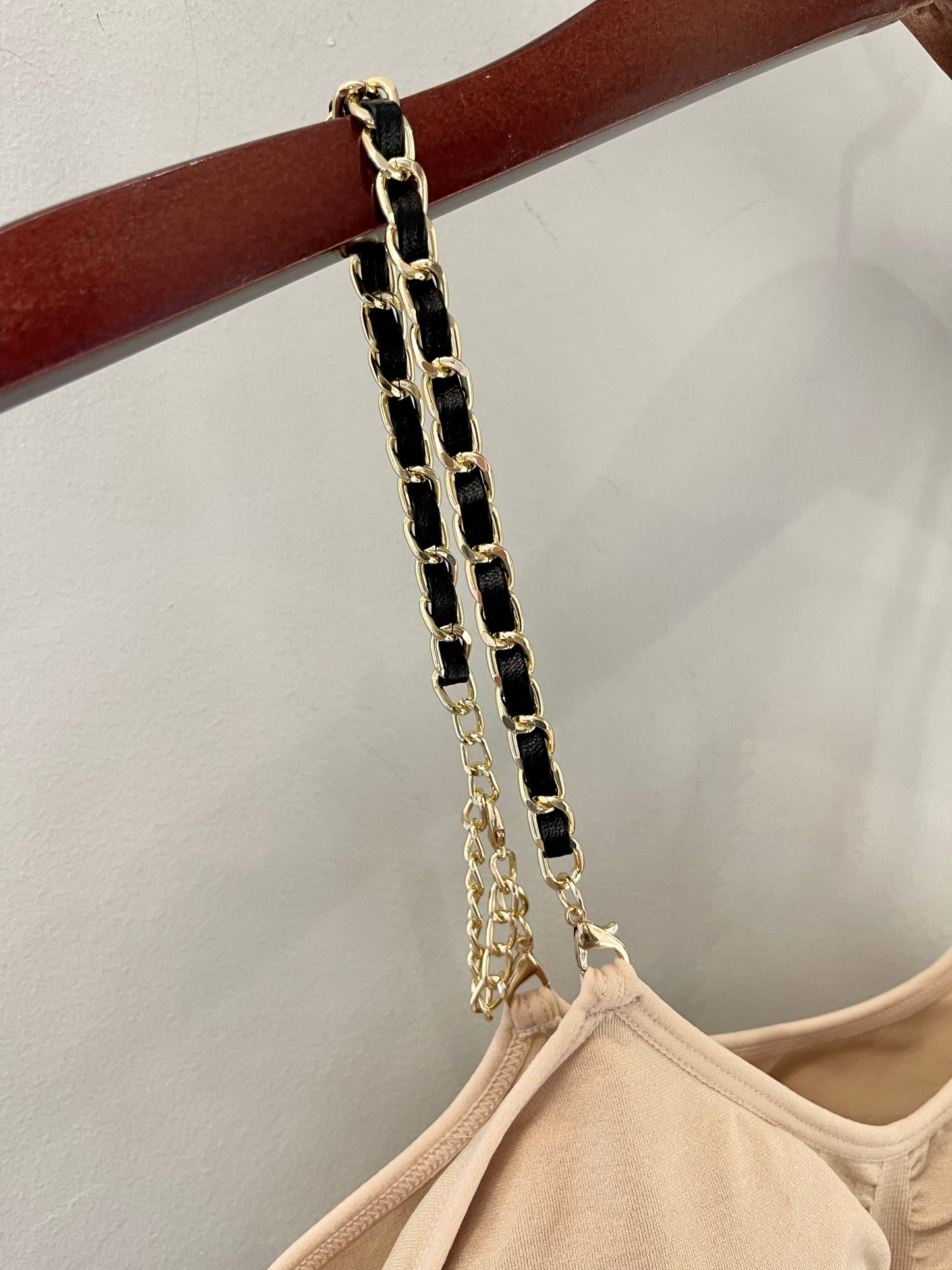 Strap-Its Slinky Gold Chain Bra