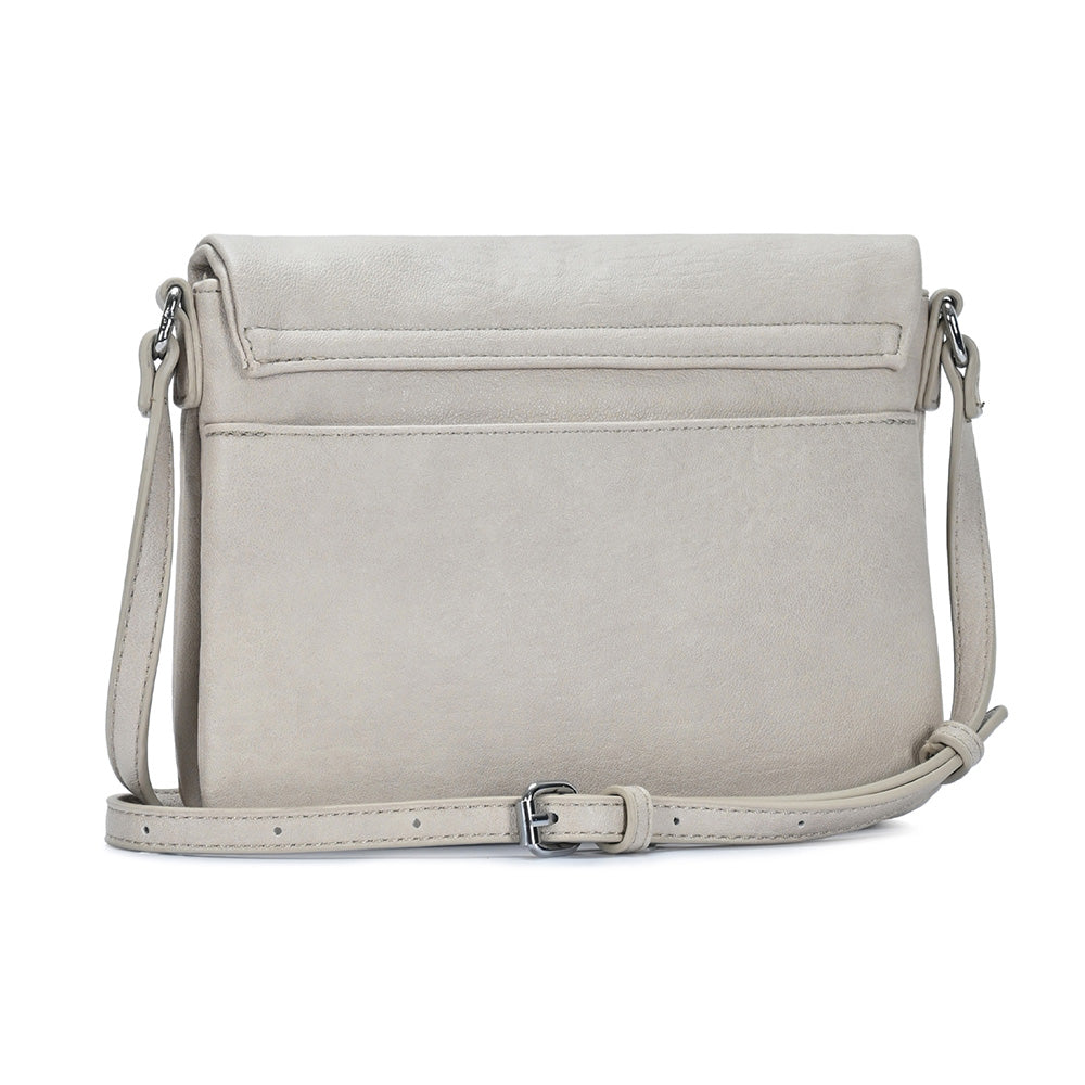 Faux Leather Envelope Crossbody Bag