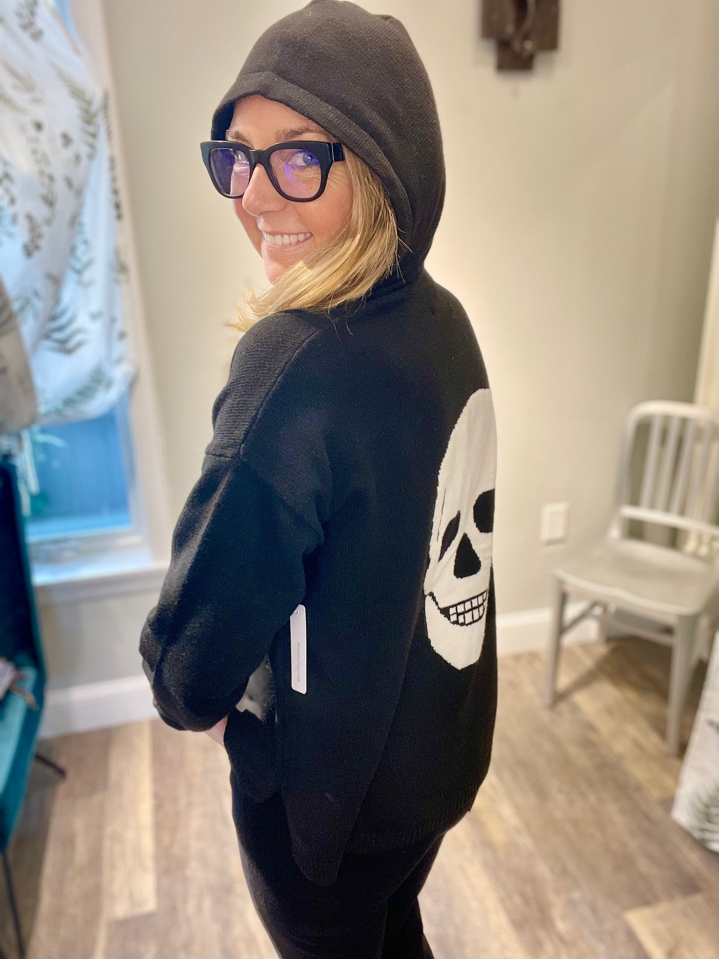 Six Fifty Graphic Skull Hoodie