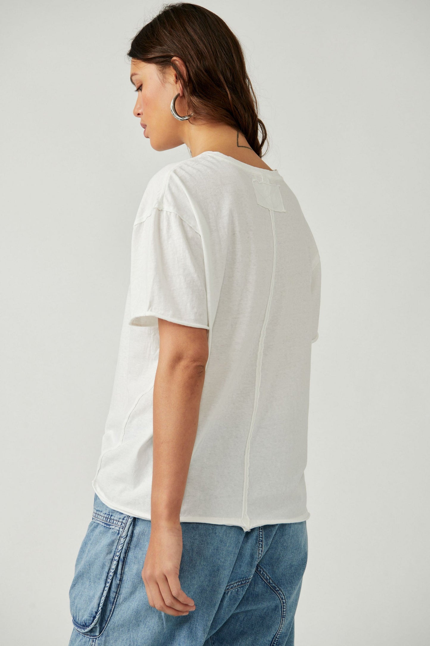 Free People Cotton Nina T Shirt Top