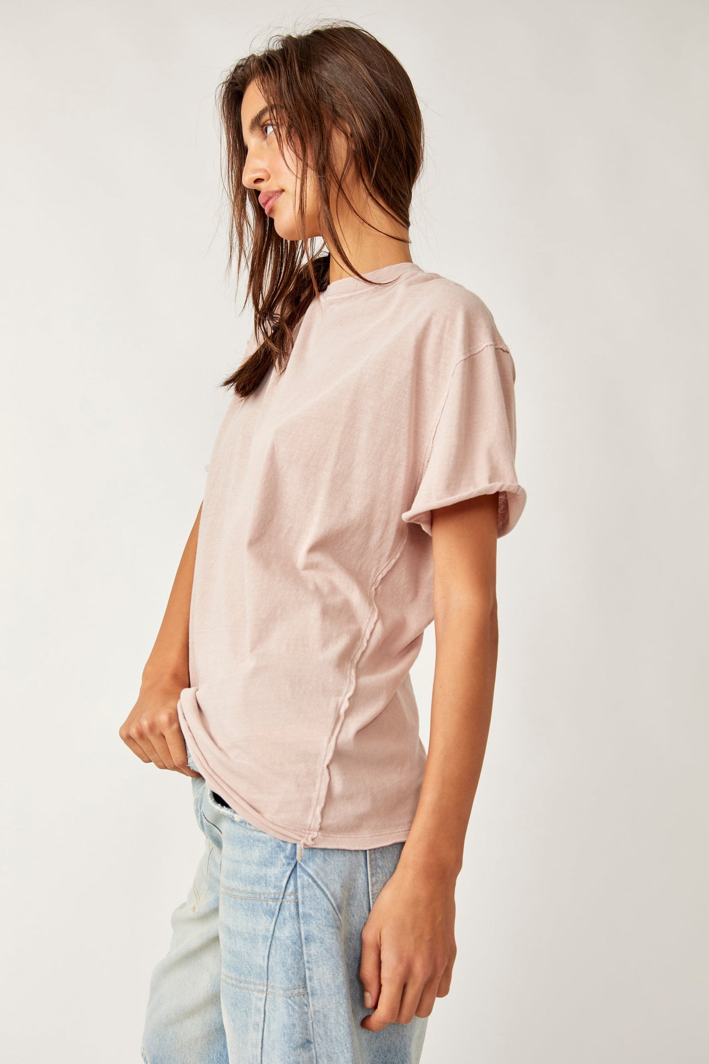 Free People Cotton Nina T Shirt Top