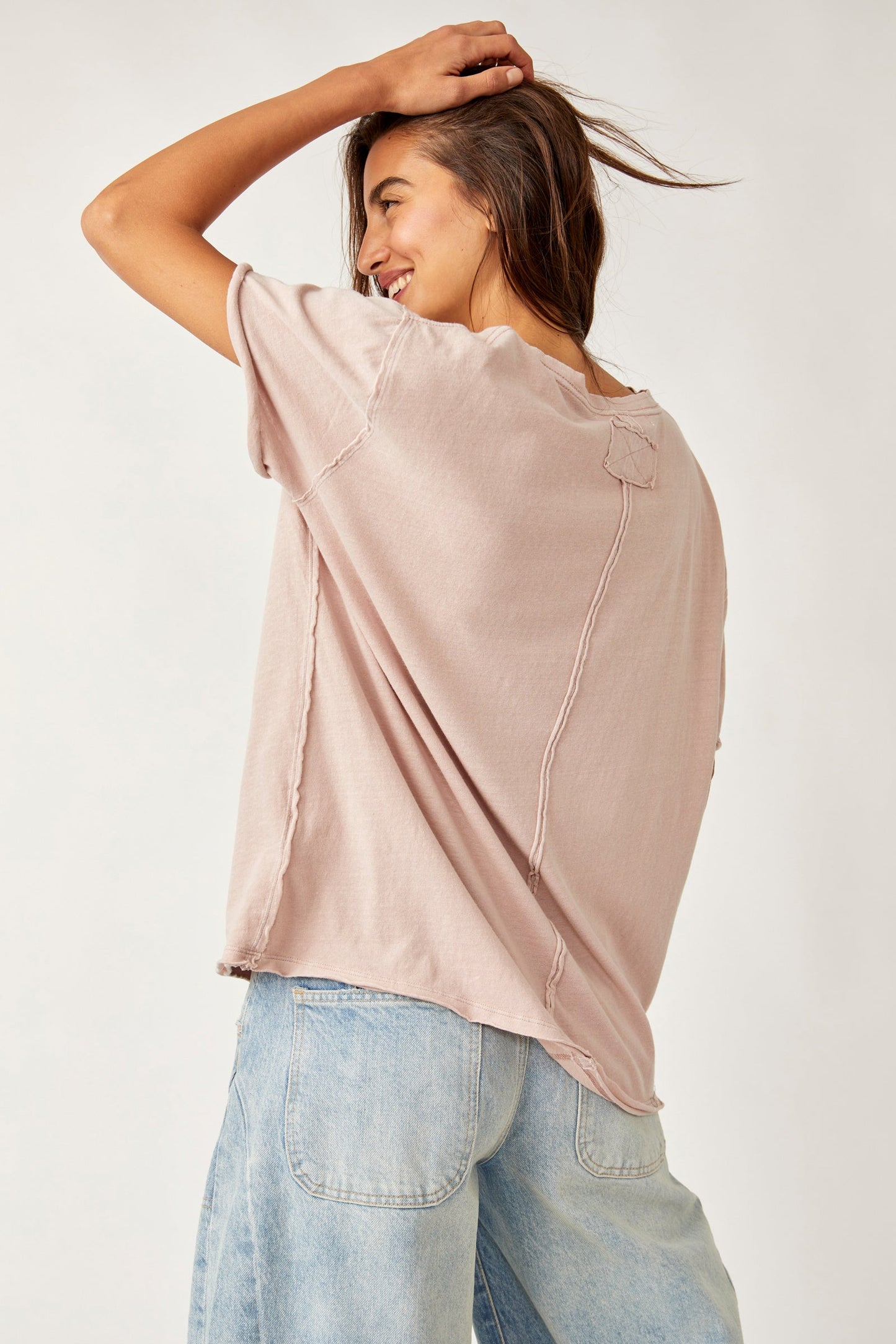 Free People Cotton Nina T Shirt Top