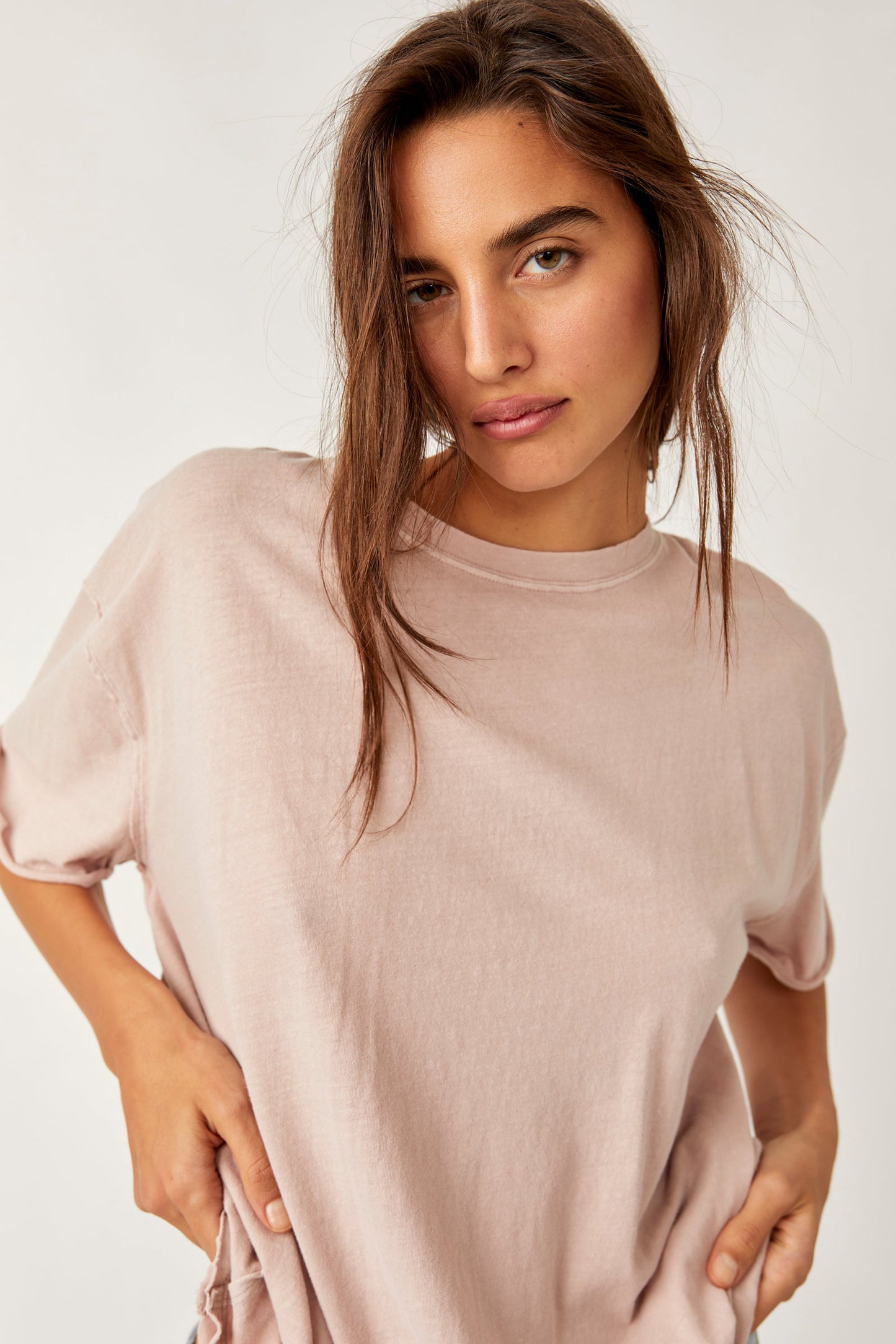 Free People Cotton Nina T Shirt Top