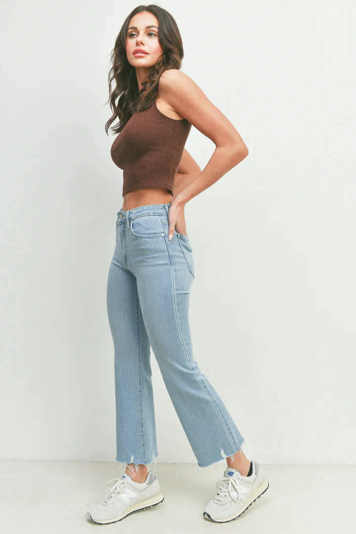 Just Black Nantucket Crop Flare Jeans