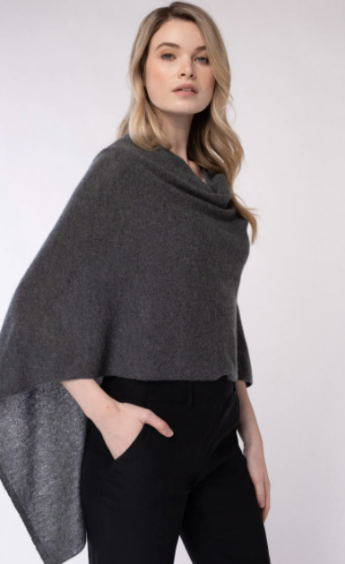 Alashan Mongolian Cashmere Poncho / Scarf