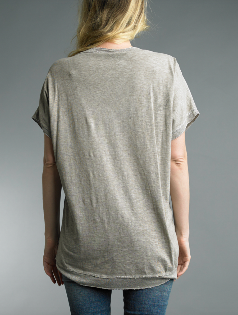 Tempo Paris Relaxed Windchime Linen Top