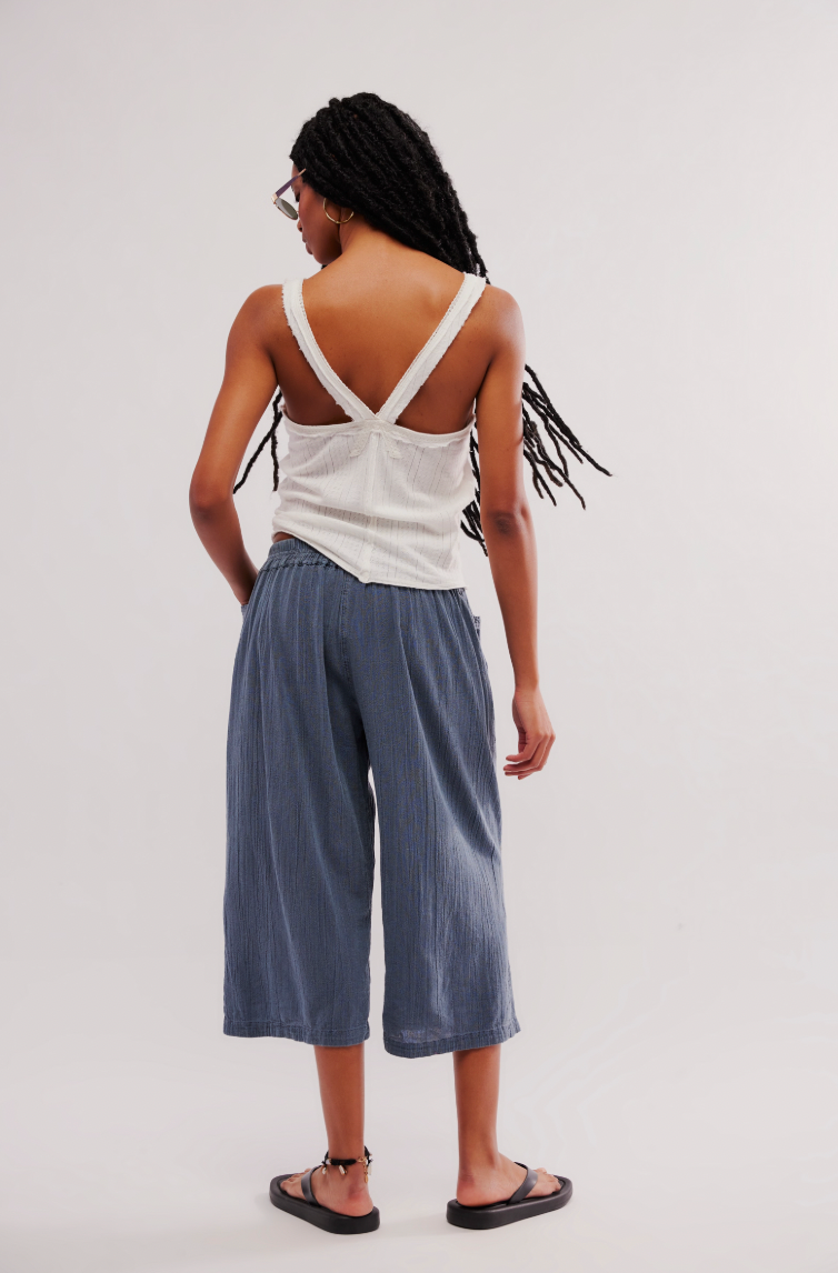 Free People Gianna Ruched Gaucho Pant