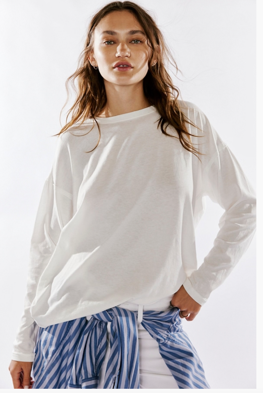 Free People Nina Long Sleeve Tee