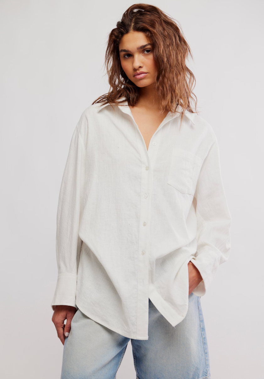Sabine Tailored Shirt - Parchment
