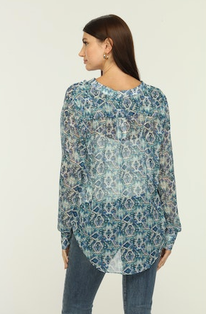 Veronica M Chiffon Kendari Blouse with Cami