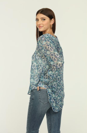 Veronica M Chiffon Kendari Blouse with Cami