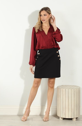 Veronica M Ponti Mini Skirt - XLARGE