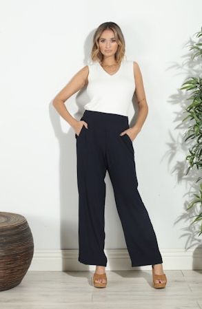 Veronica M Woven Politan Pants - XSMALL