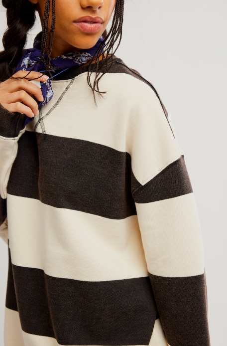 Free People Classic Stripe Crew Top
