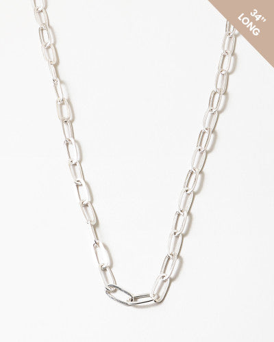 Long & Luxe Paperclip Necklace