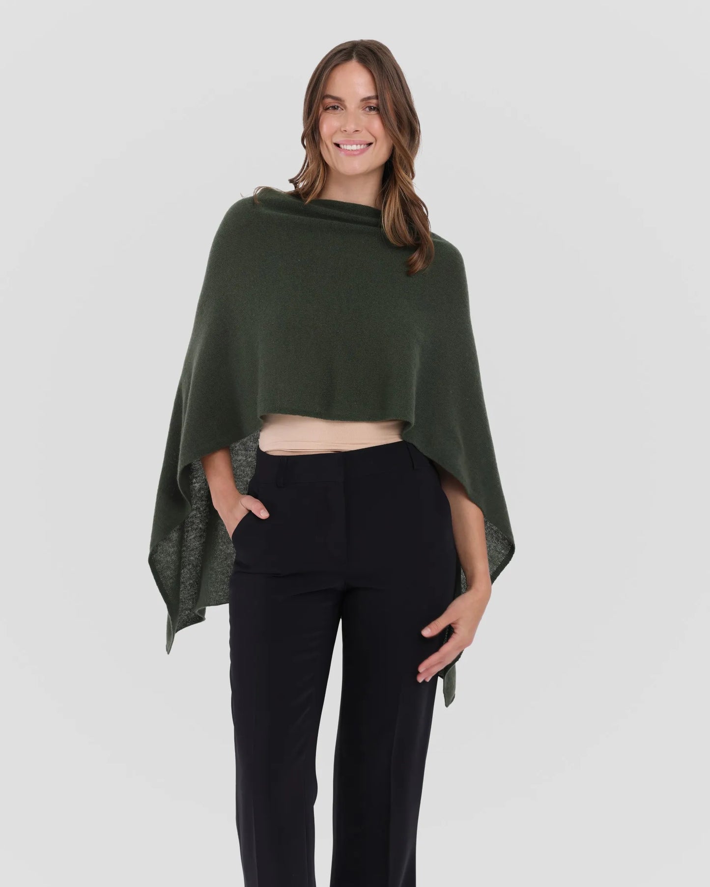 Alashan Mongolian Cashmere Poncho / Scarf
