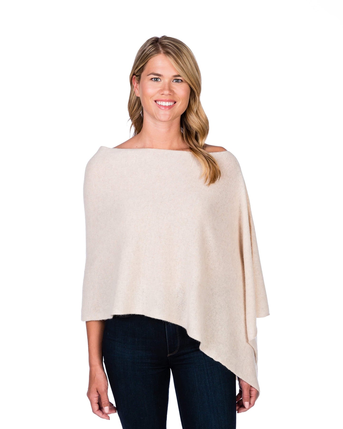 Alashan Mongolian Cashmere Poncho / Scarf