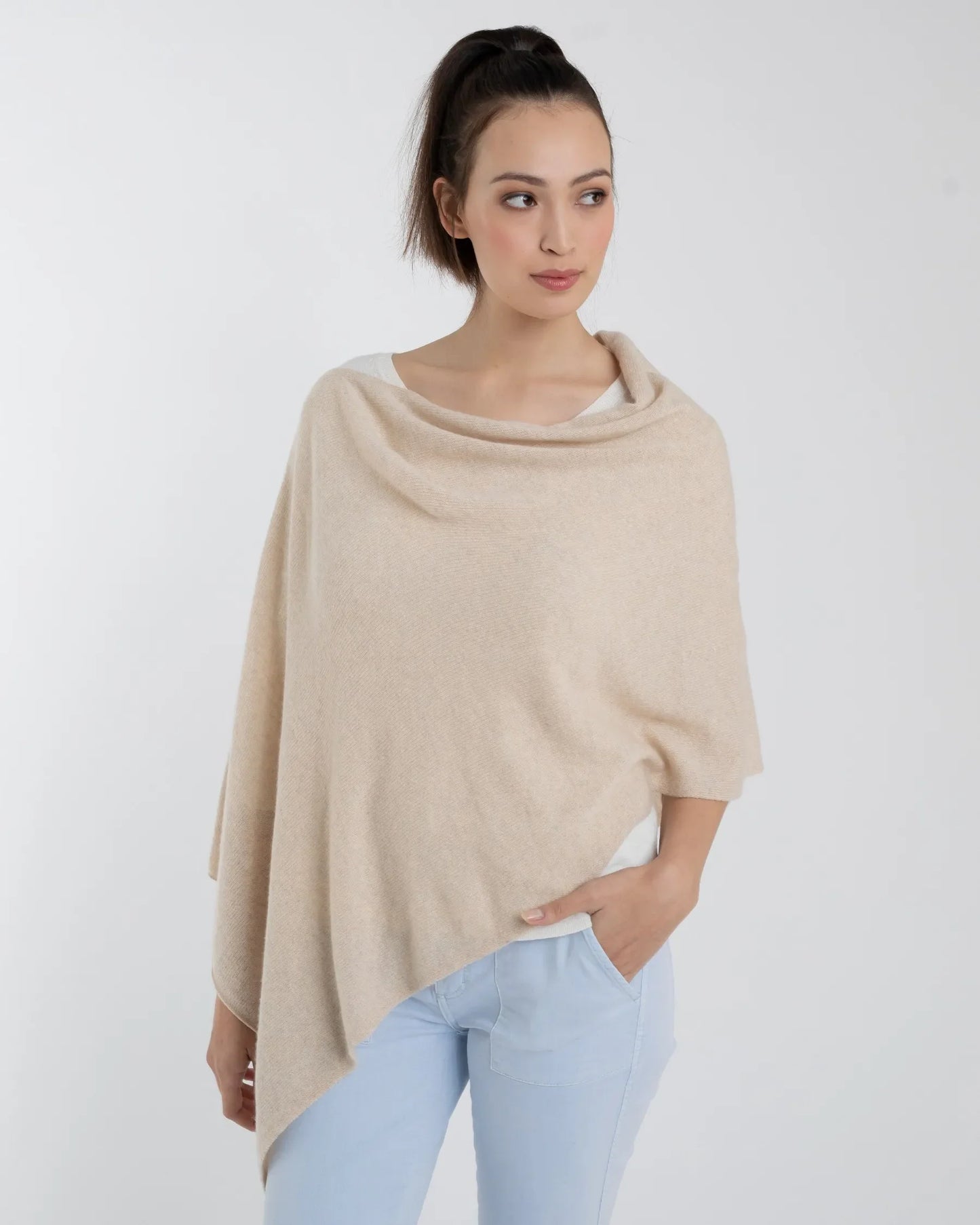 Alashan Mongolian Cashmere Poncho / Scarf