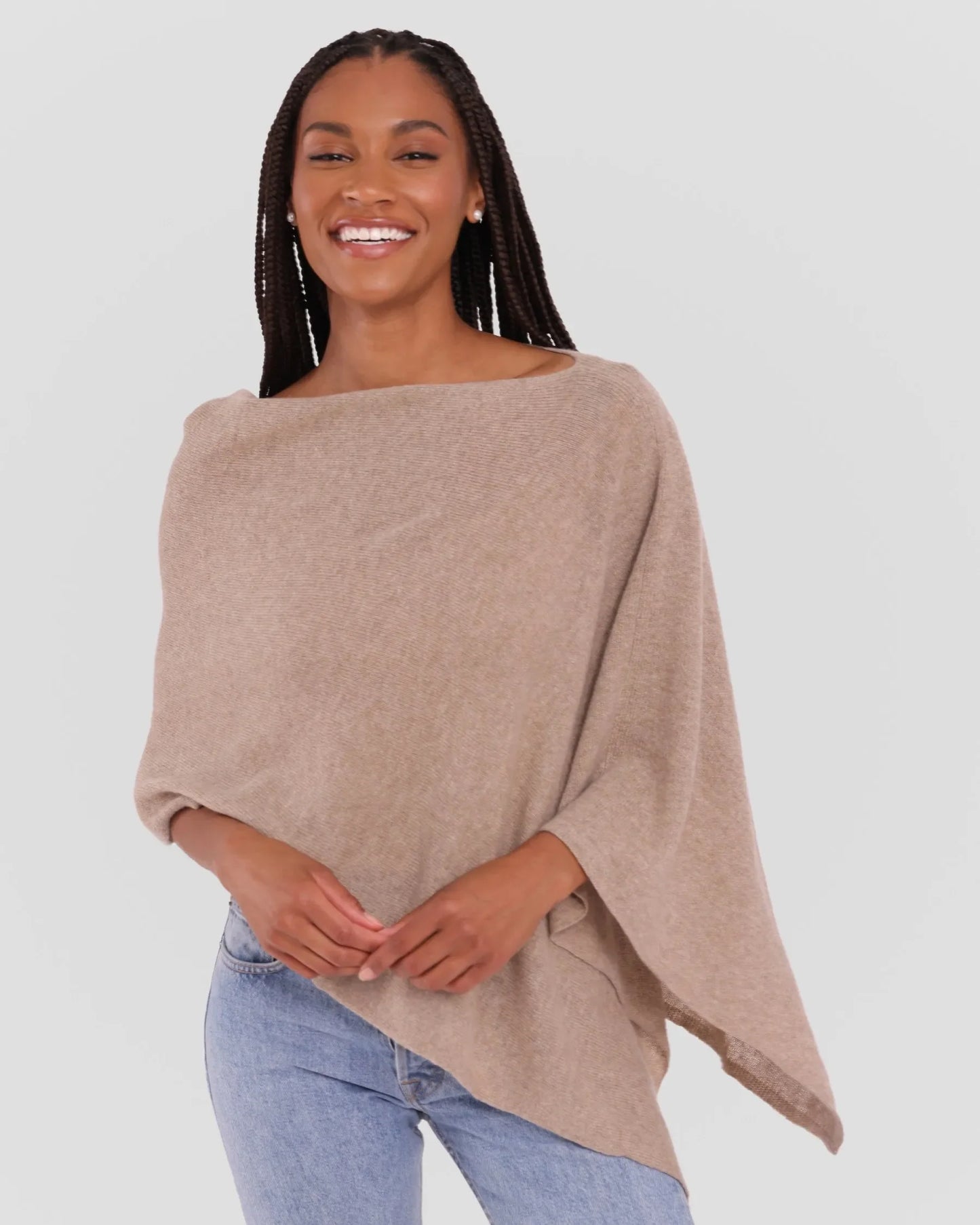 Alashan Mongolian Cashmere Poncho / Scarf