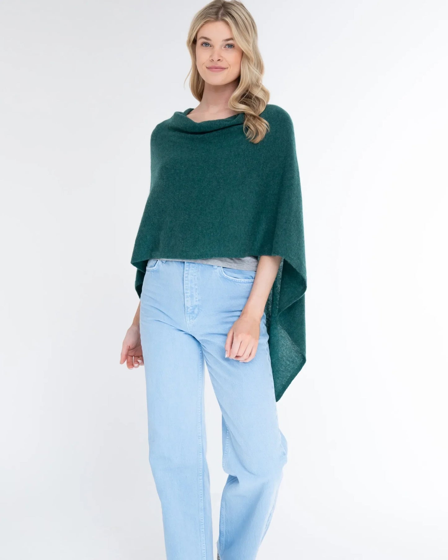 Alashan Mongolian Cashmere Poncho / Scarf