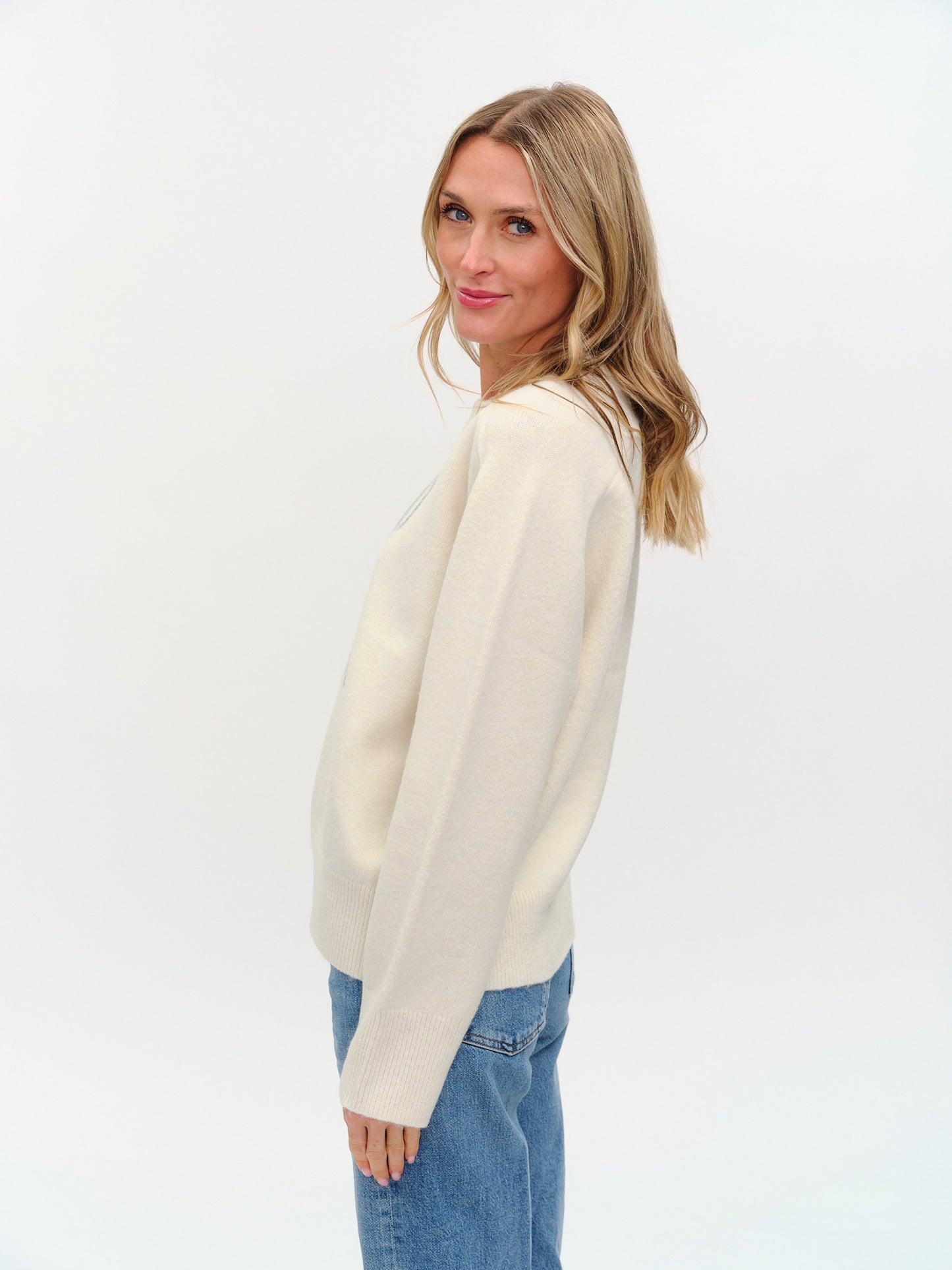 Six Fifty Beau Graphic Bow Sweater