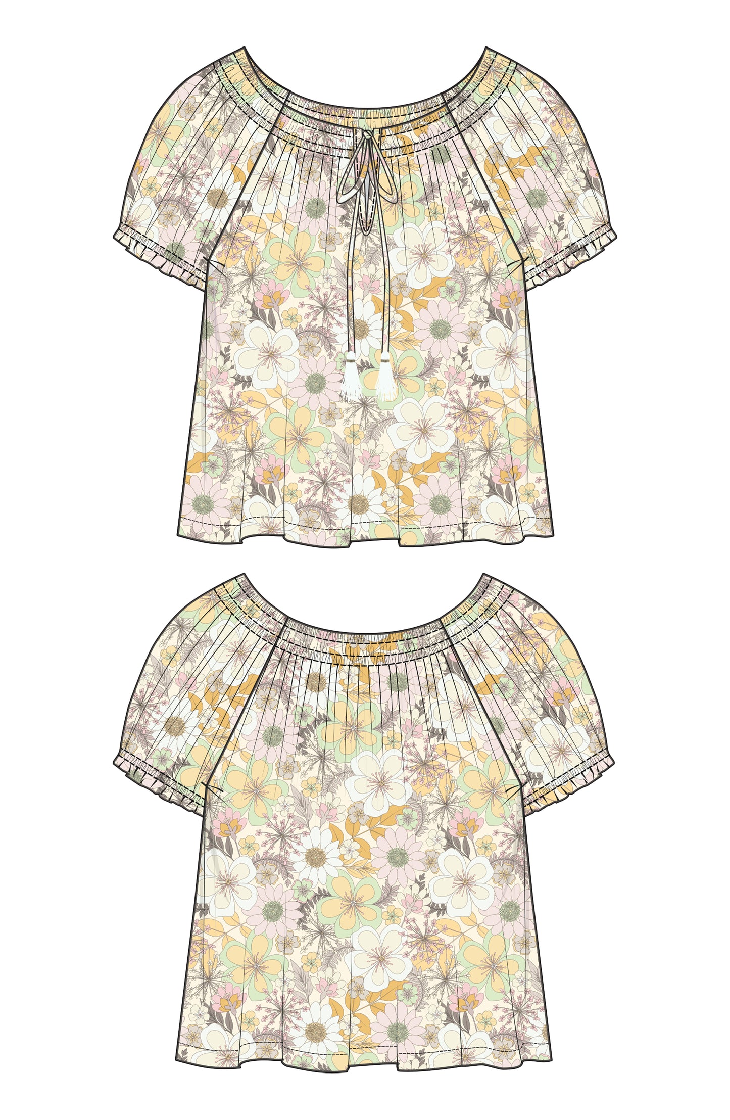 Liverpool Free and Floral Top