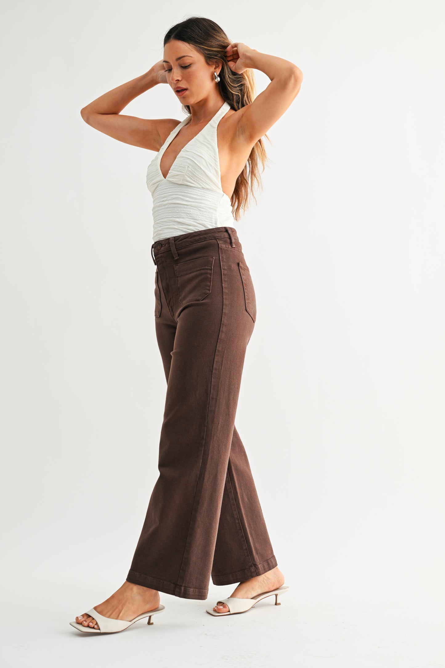 Just Black Denim Wide Leg Jeans