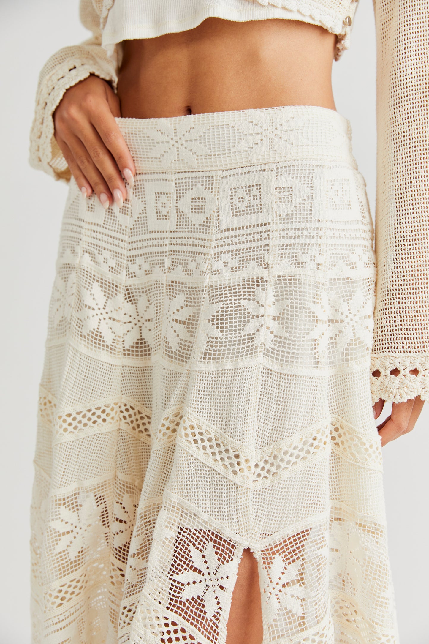 Free People Rebel Rebel Maxi Skirt - XSMALL