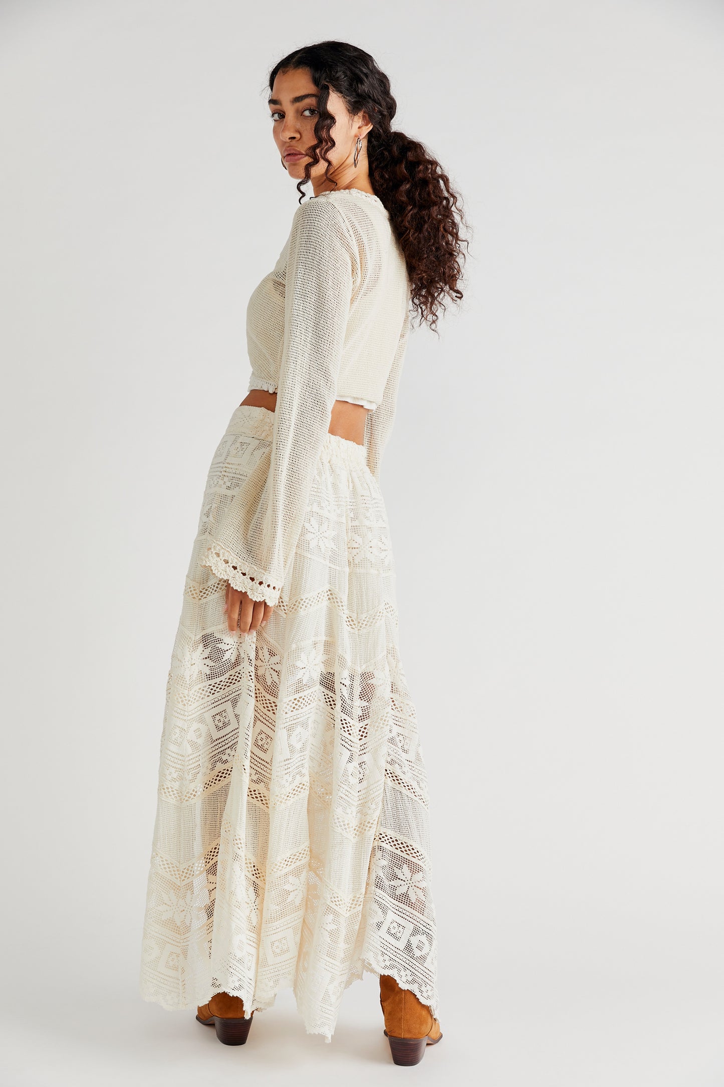 Free People Rebel Rebel Maxi Skirt - XSMALL