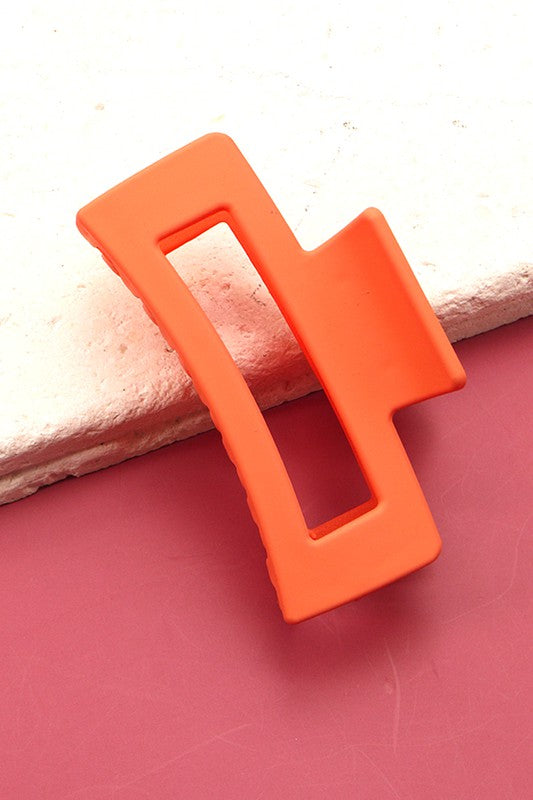 Jumbo Rectangle Hair Claw Clip