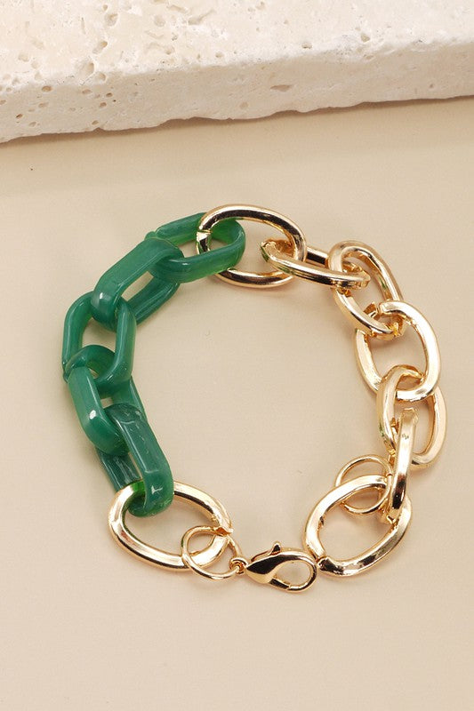 Color Love Link Bracelet