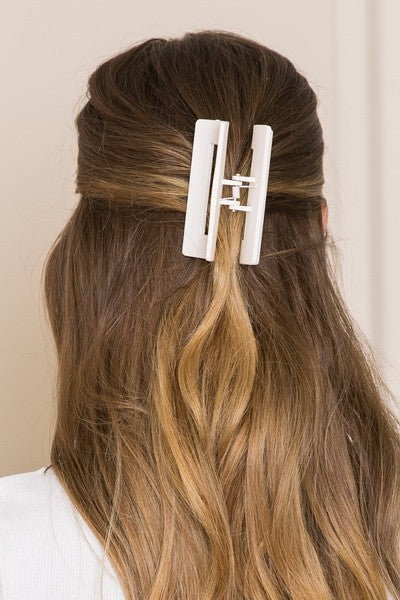 Rectangle Cube Hair Clip
